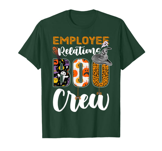 Employee Relations Boo Crew Halloween Matching Specialist T-Shirt