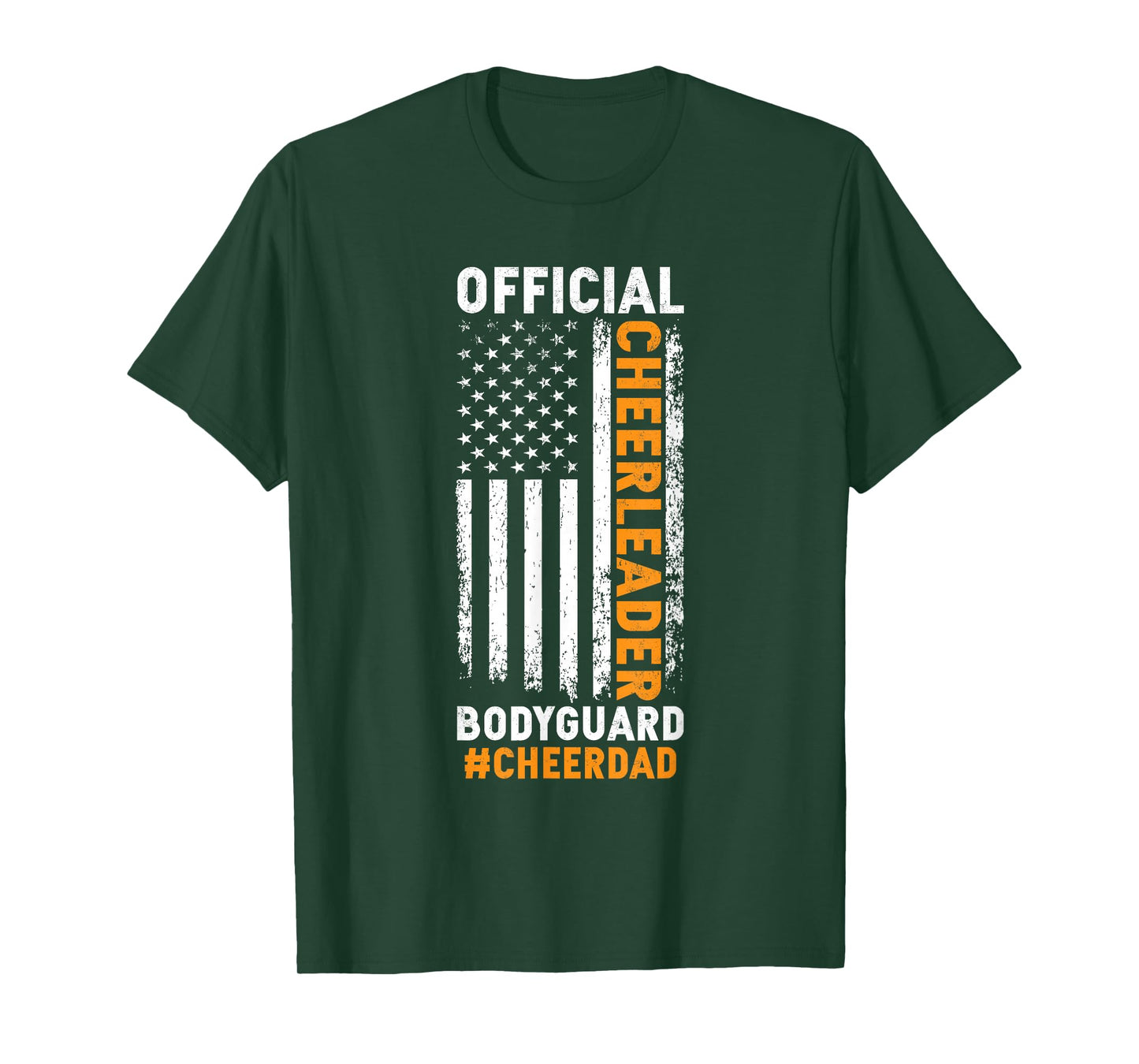 Cheer Dad Bodyguard Family Father Cheerleader Squad T-Shirt