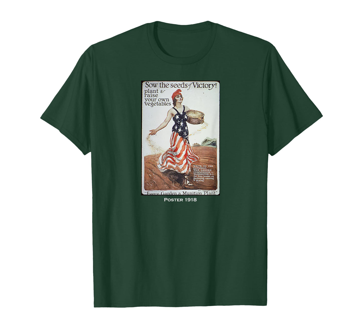 Sow The Seeds Of Victory T-shirt WWI Gardens T-Shirt