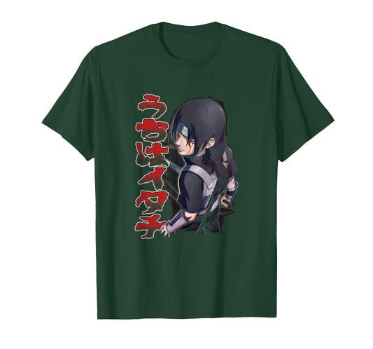 Naruto Shippuden Itachi Stance & Kanji T-Shirt