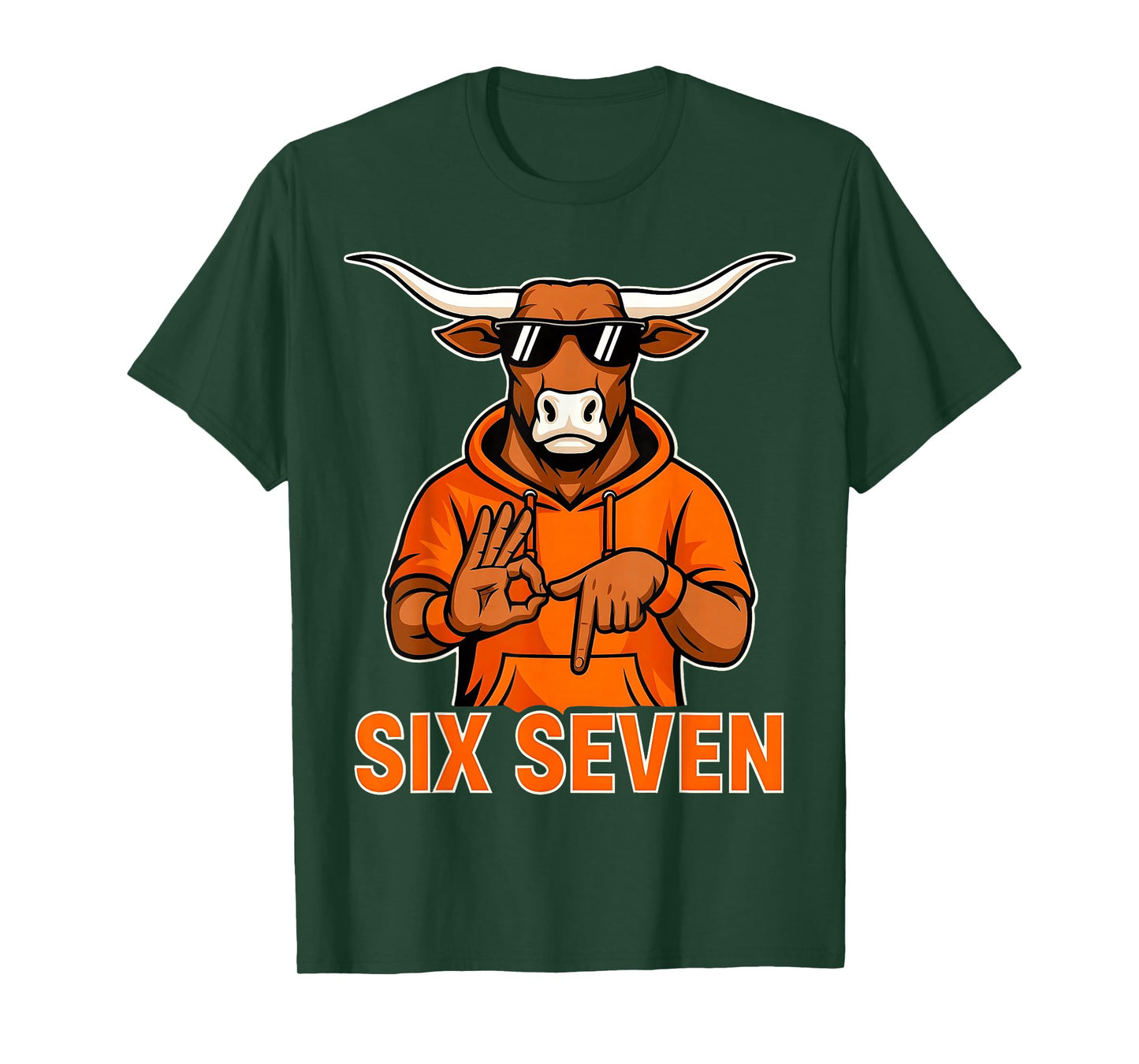 Vintage Six Seven Longhorn Name Gift for Men Women Kids T-Shirt