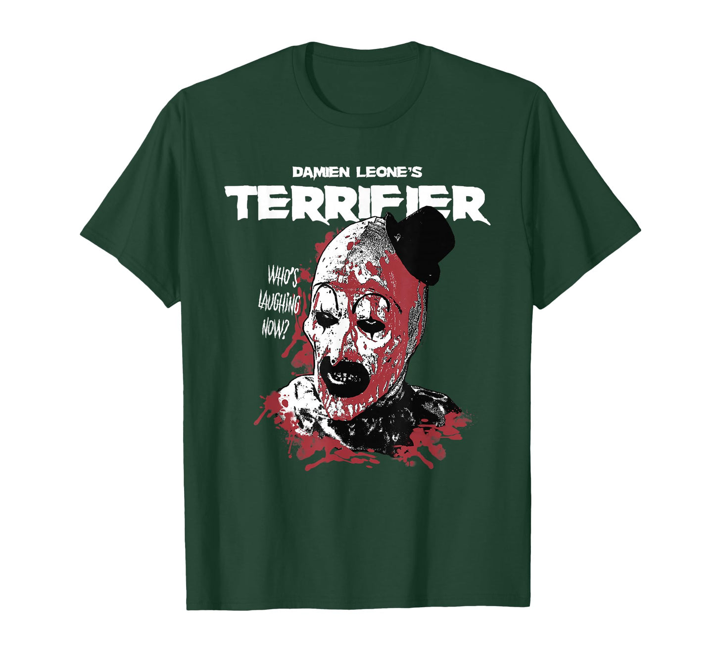 Terrifier Distressed Art The Clown Graphic Horror Movie T-Shirt