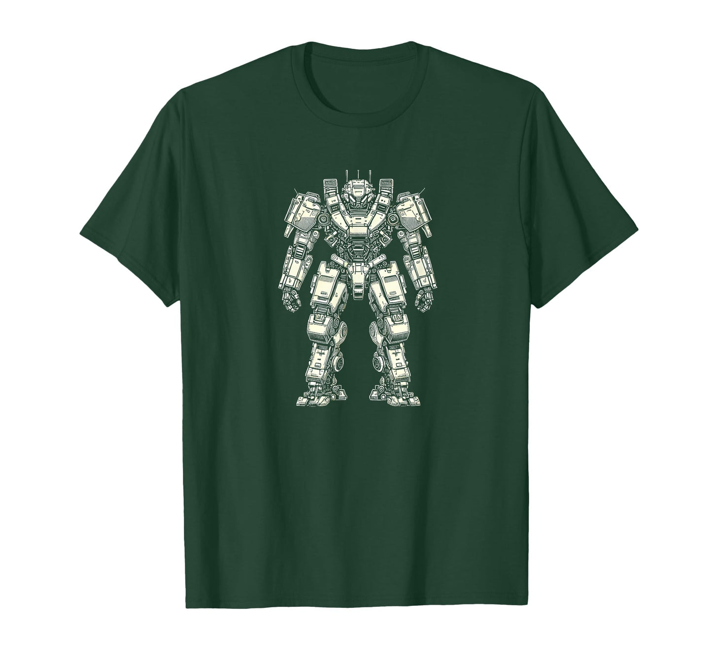 Elite Mech Suit Design Tactical Sci-Fi Robot Cool Mech Bot T-Shirt