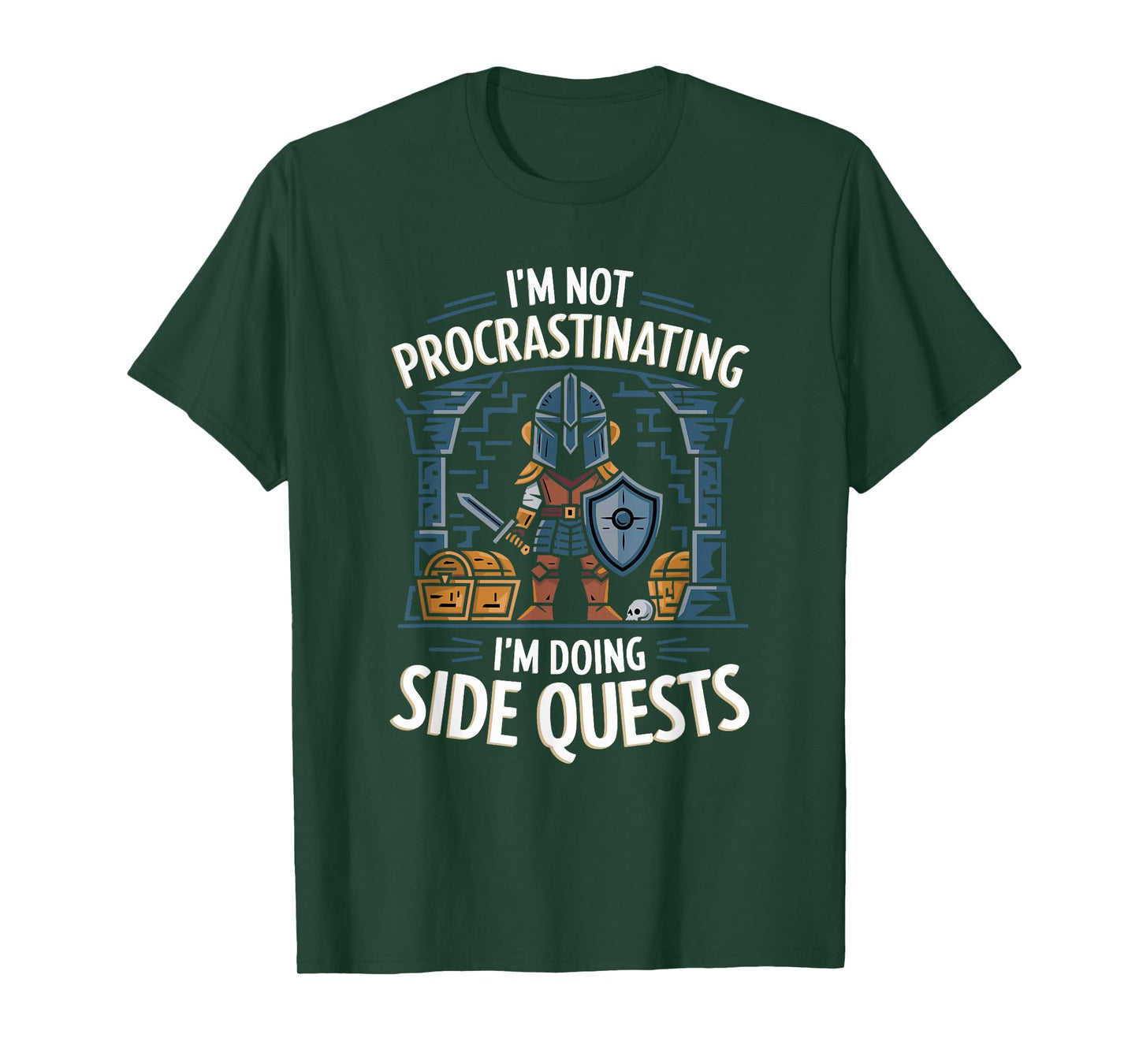 RPG Gamer Apparel for Quest Lovers Unisex-Adult Black Small Classic Modern T-Shirt