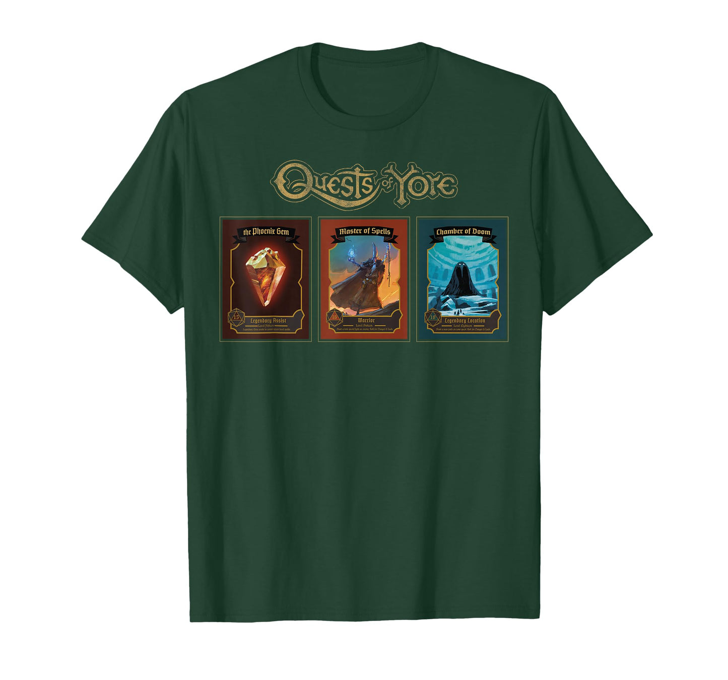 Disney Pixar Onward Quests Of Yore Cards T-Shirt