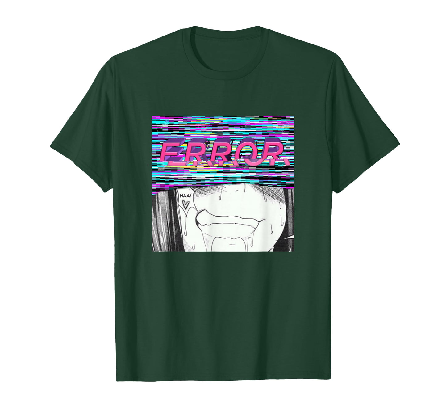 Error Vaporwave Ahegao Kink Doujinshi Hentai Ecchi Edit T-Shirt