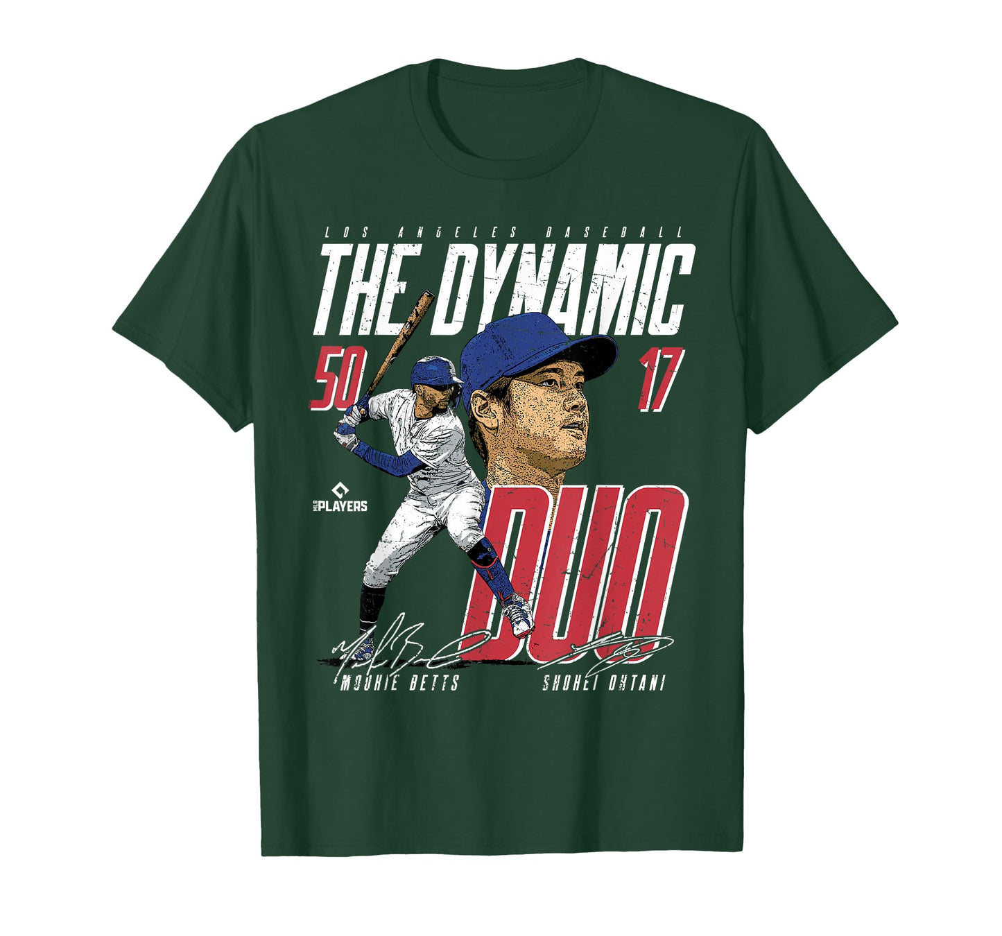 Mookie Betts & Shohei Ohtani | LA MLB Players | MLBDDUO3002 T-Shirt