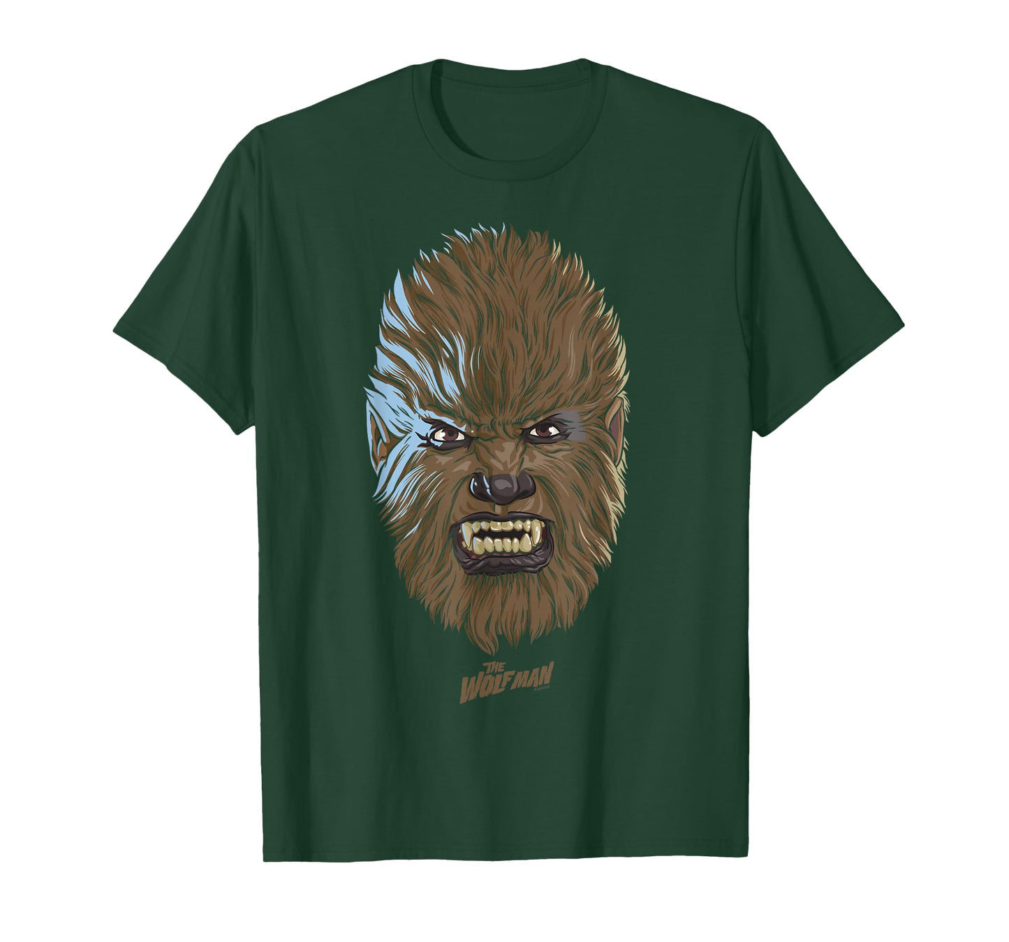 Universal Monsters Wolfman Big Face T-Shirt