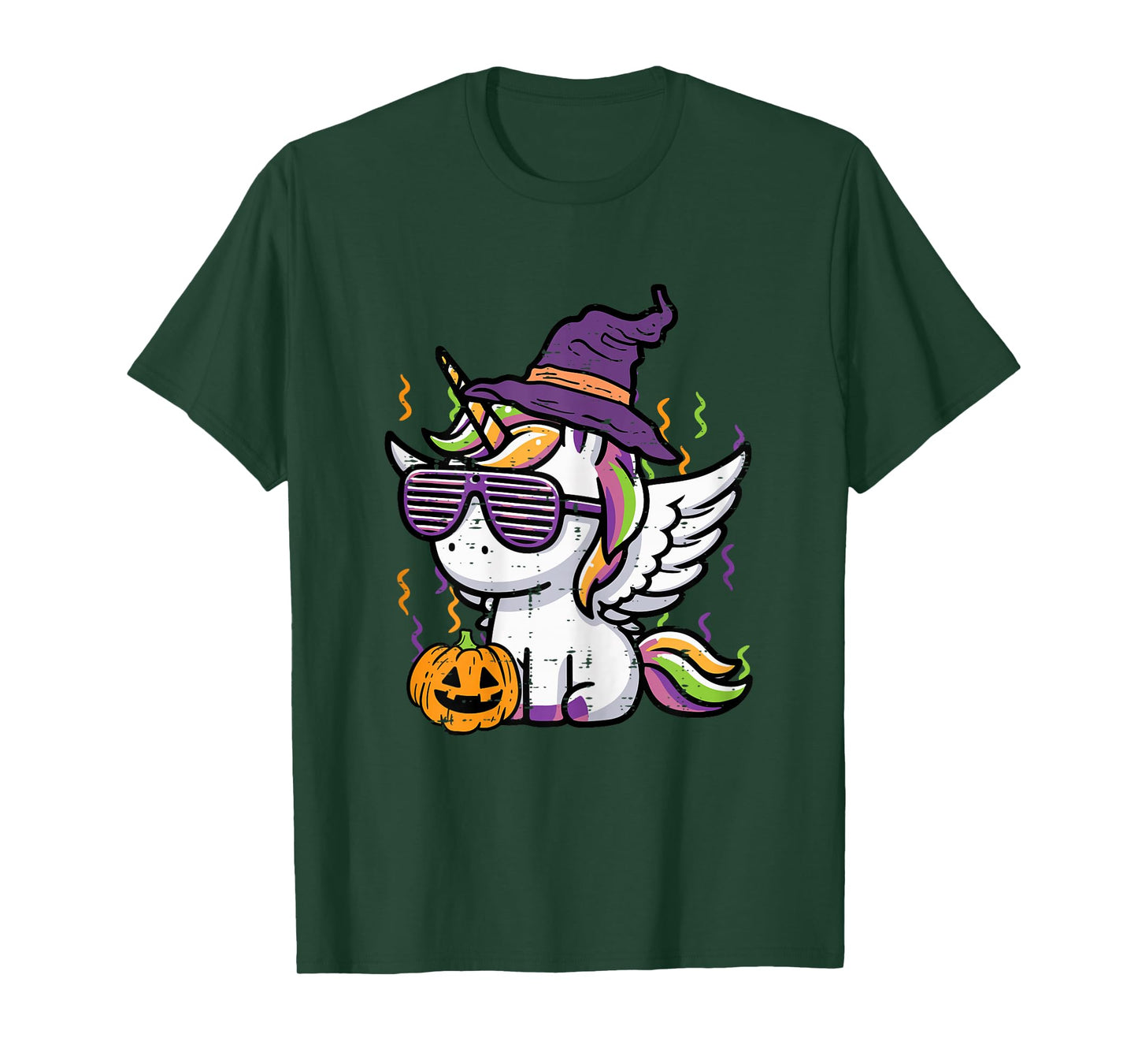 Halloween Unicorn Wings Cute Costume Girls Kids Toddlers T-Shirt
