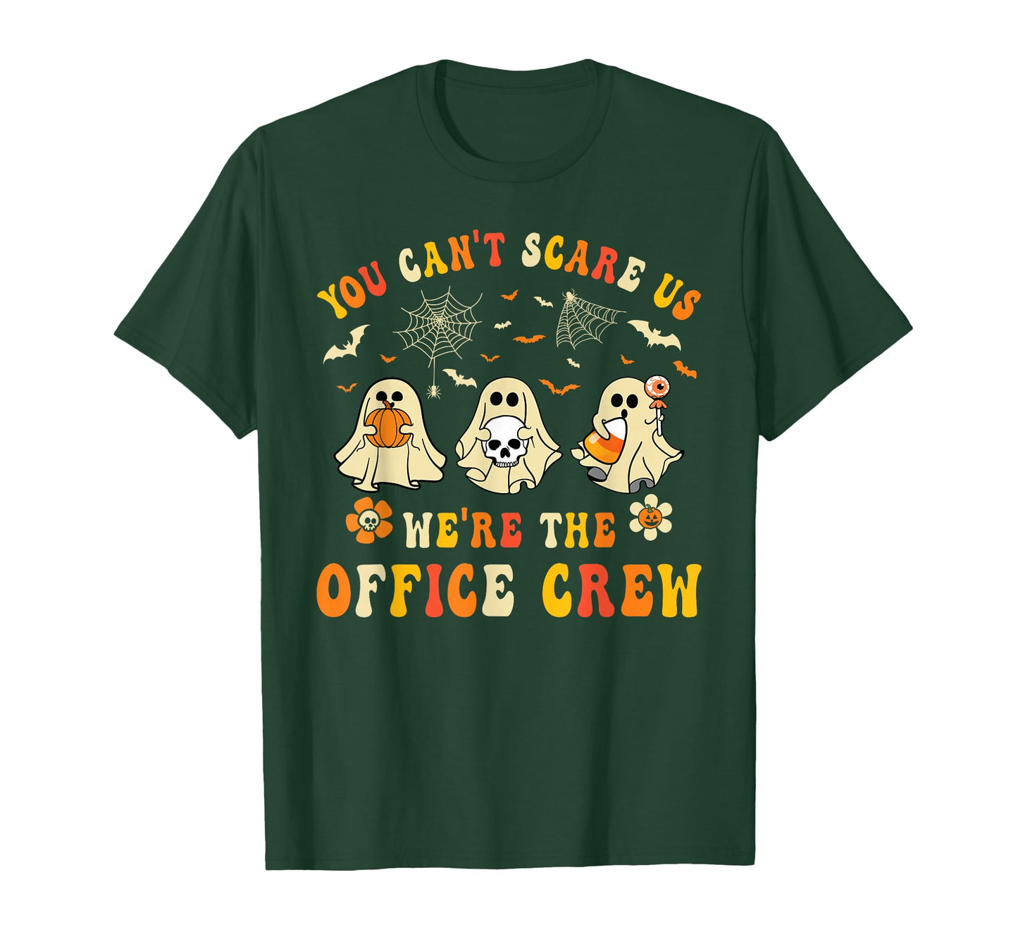 You Can't Scare Us We're The Office Crew Workers Halloween T-Shirt