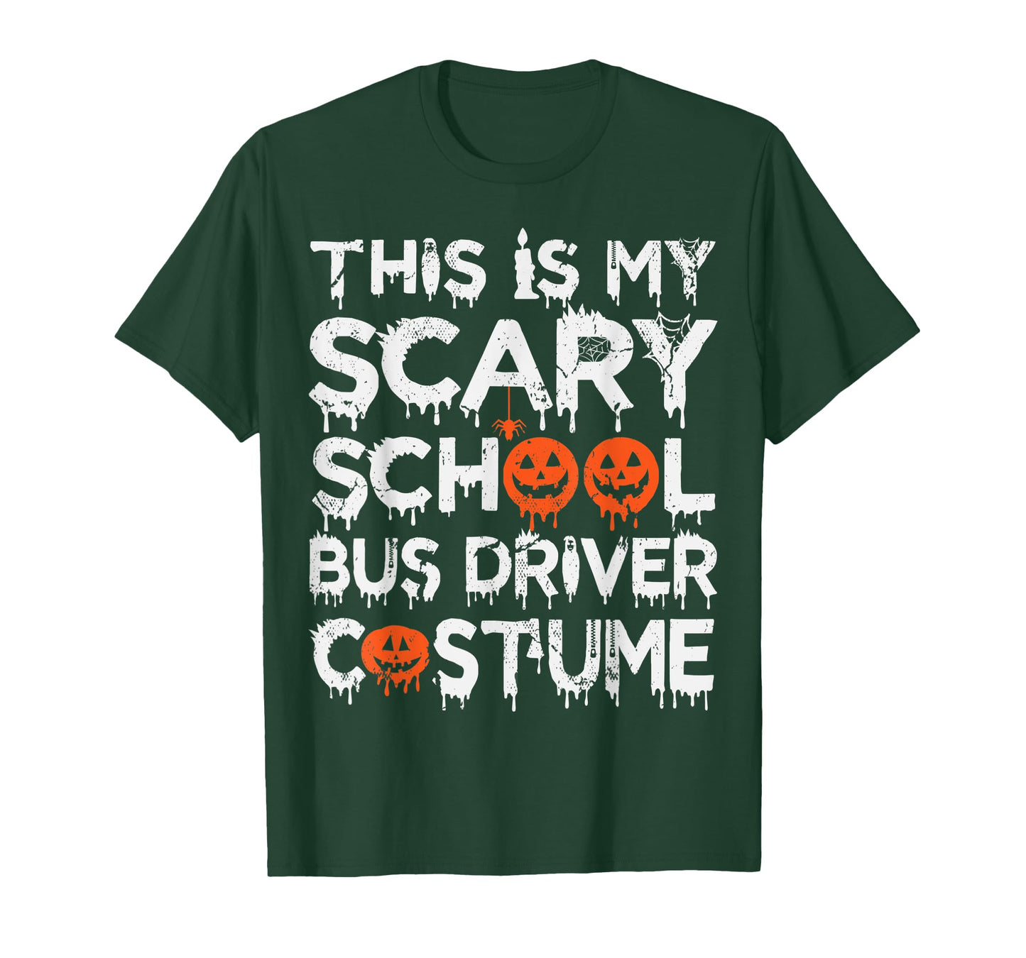 This Is My Scary School Bus Driver Costume Halloween T-Shirt