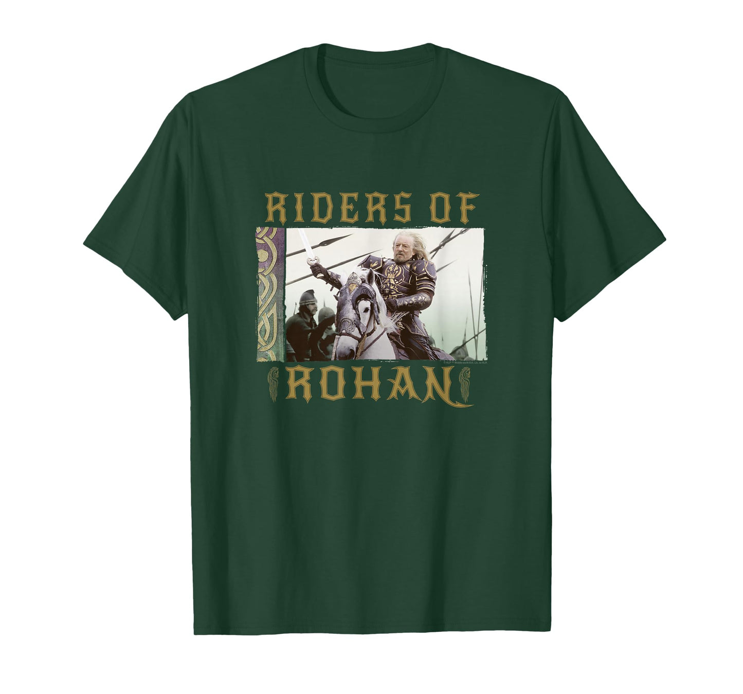 The Lord of The Rings Riders of Rohan Théoden Movie Panel T-Shirt