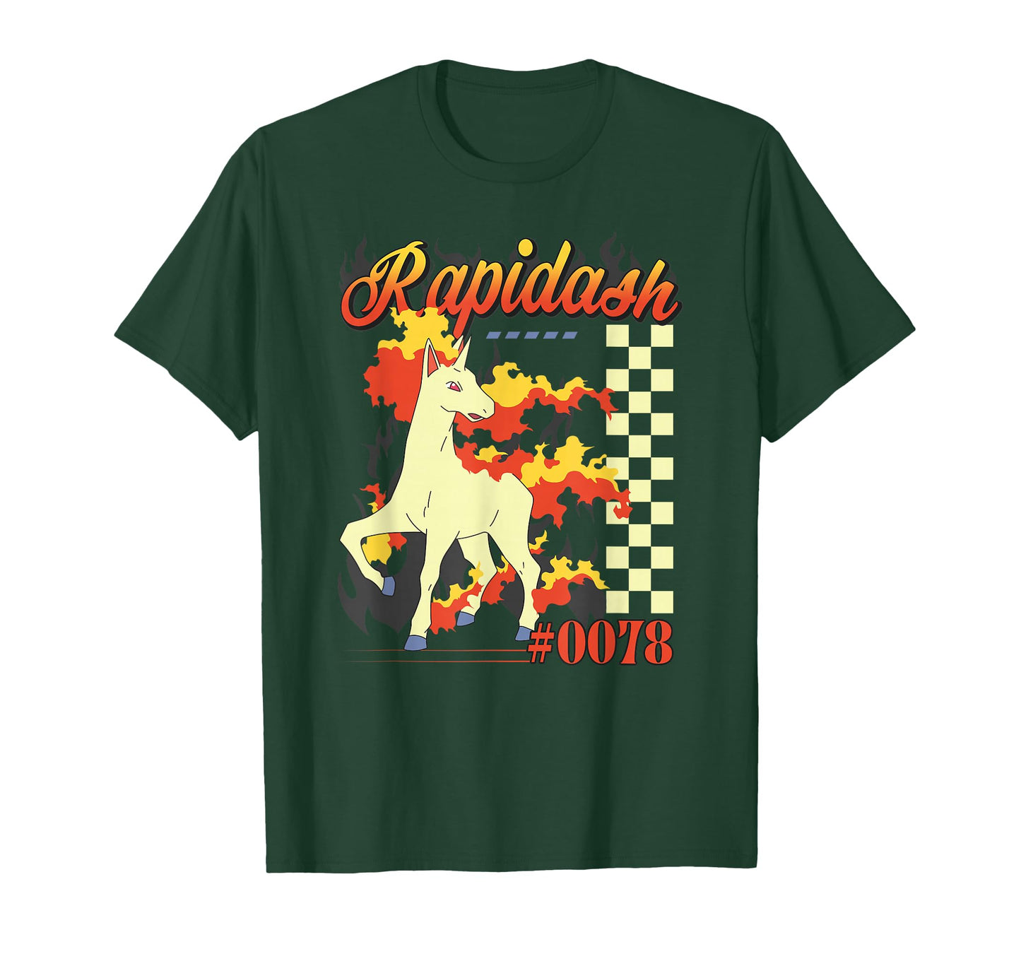 Pokémon Rapidash Pokedex Entry #0078 Cool Pose T-Shirt