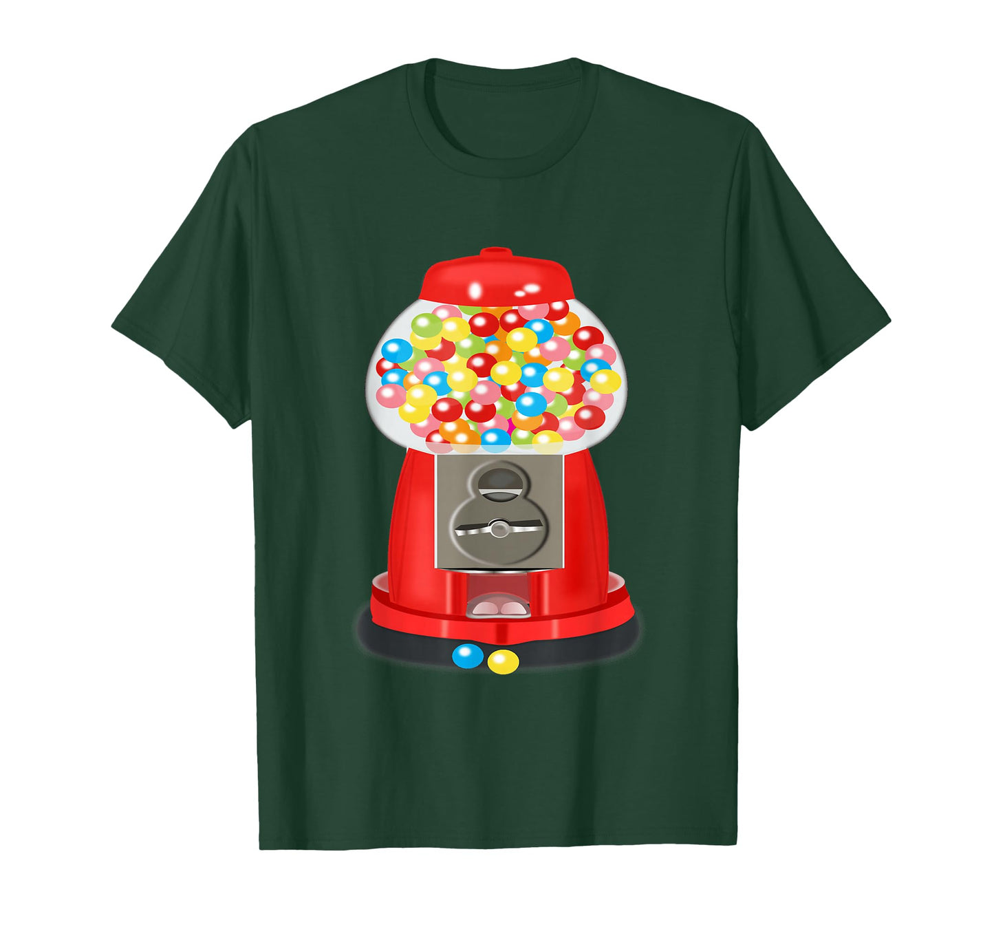 Gumball Machine T-Shirt Candy Vending Sweets Graphic Tee T-Shirt
