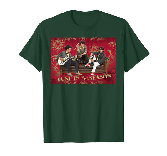 Disney Jonas Brothers Christmas Tune in to The Season T-Shirt