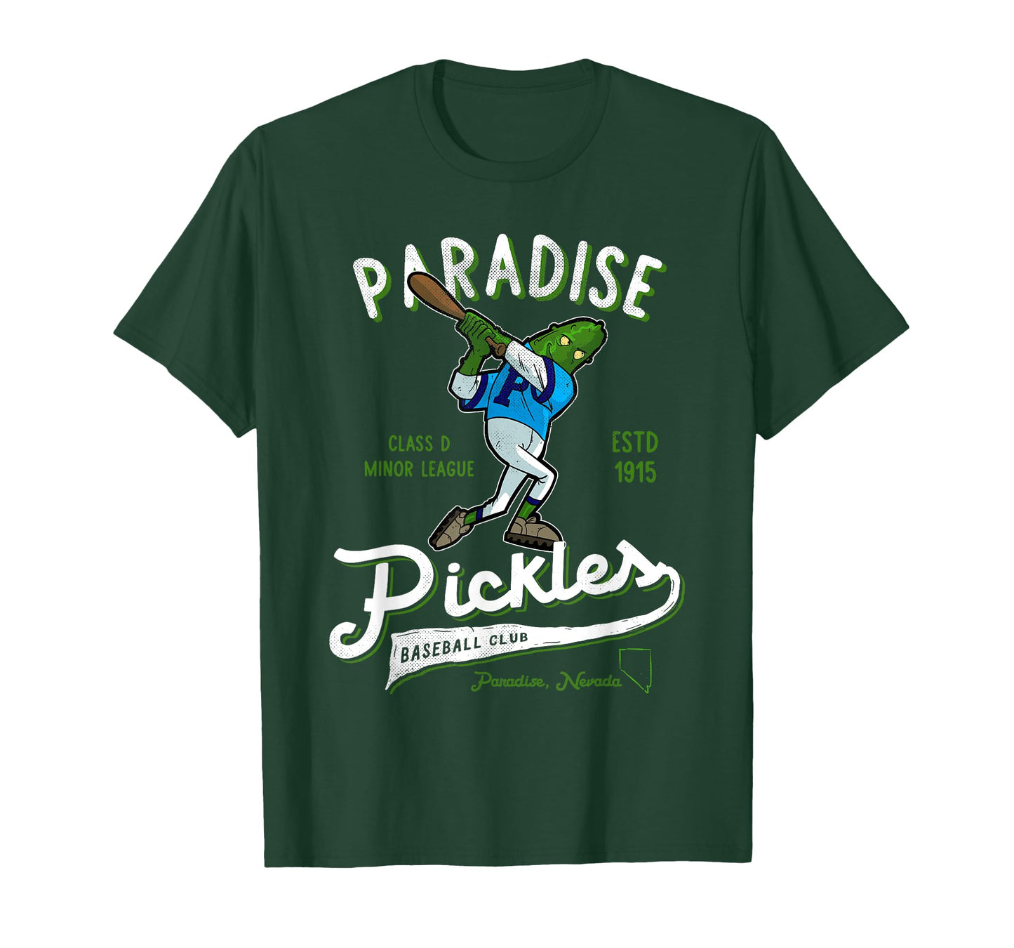 Paradise Pickles Retro Minor League Baseball Team T-Shirt