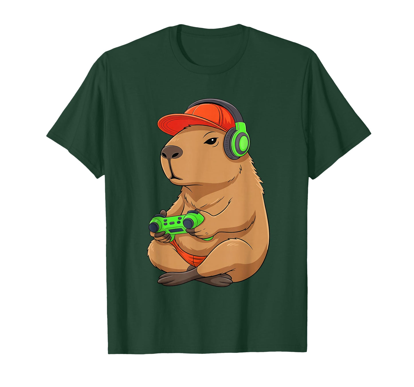 Capybara Funny Video Games Gamer Capybara T-Shirt