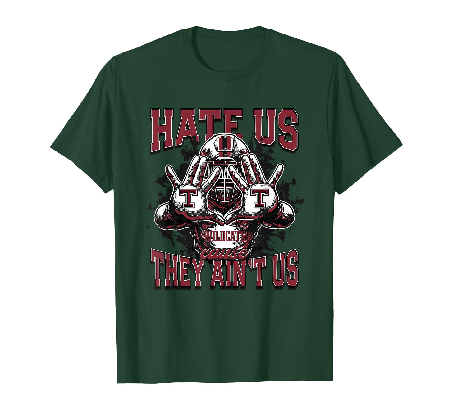 Tullahoma Wildcats Logo Hate Us Cause They Ain't HS T-Shirt