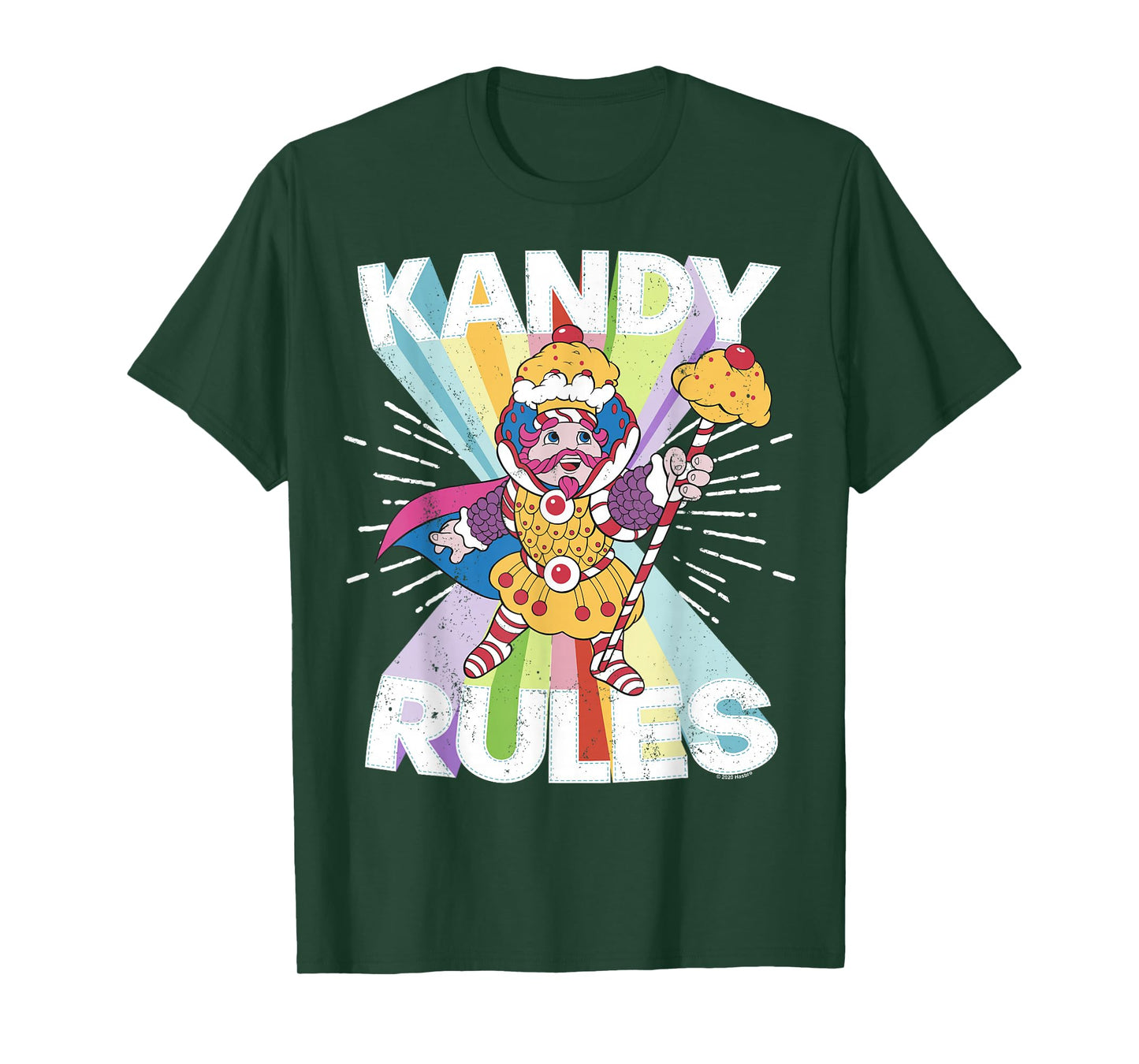 Candy Land Kandy Rules Rainbow King Kandy Vintage T-Shirt