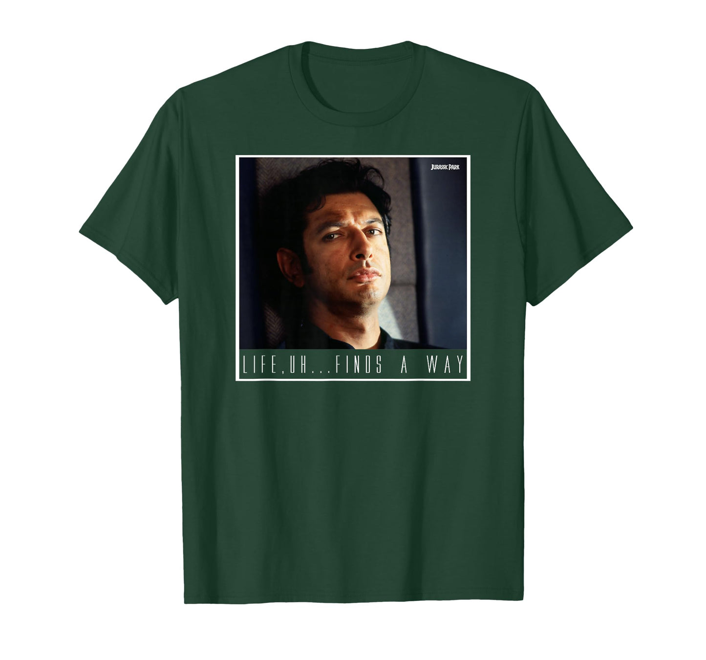 Jurassic Park Ian Malcolm Life Finds A Way Graphic T-Shirt T-Shirt