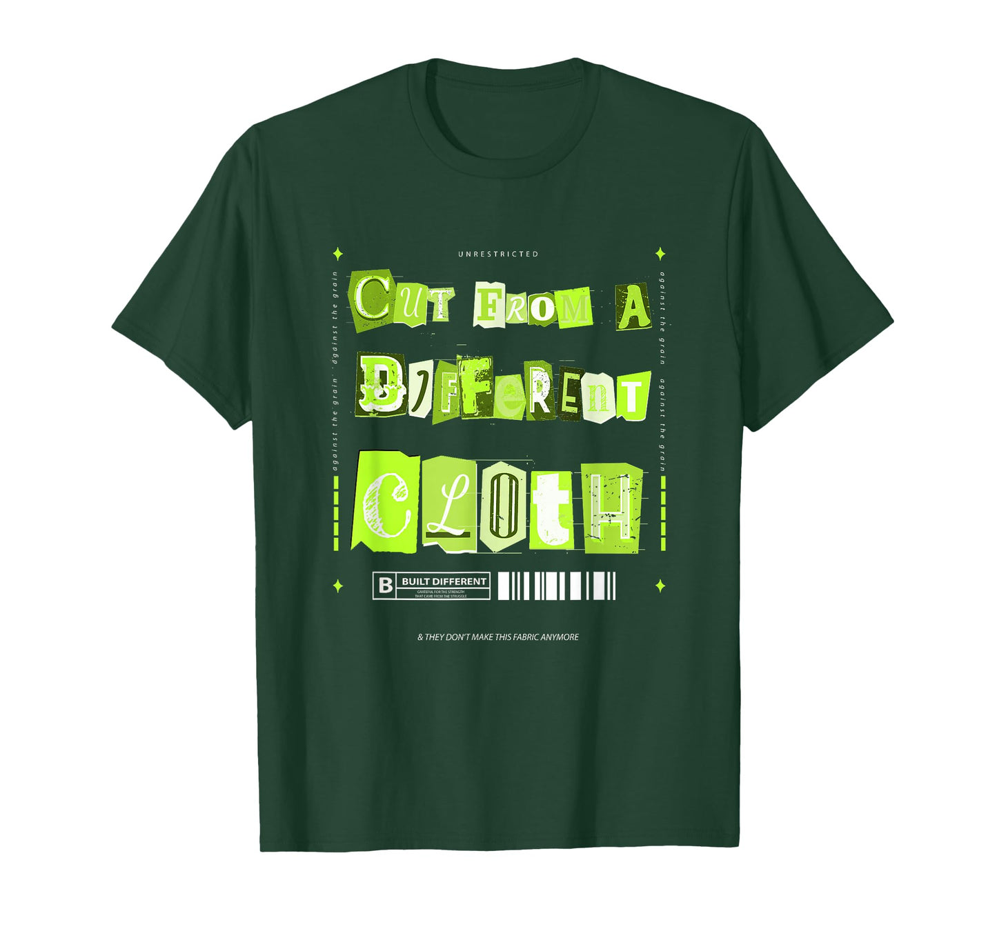 Green Cut from A Different Cloth Green T-Shirt