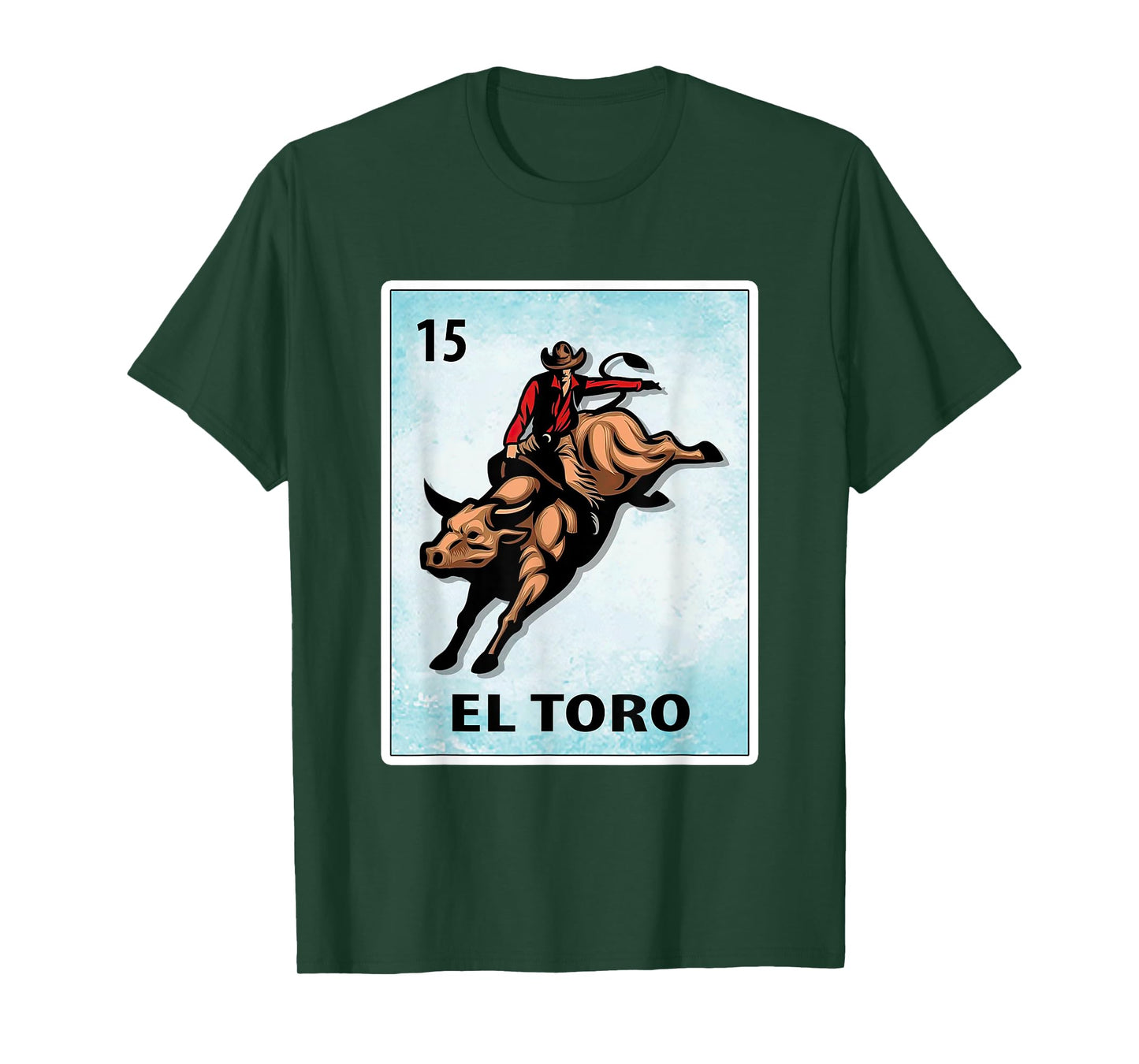 El Toro Mexican Bull Riding Cards T-Shirt
