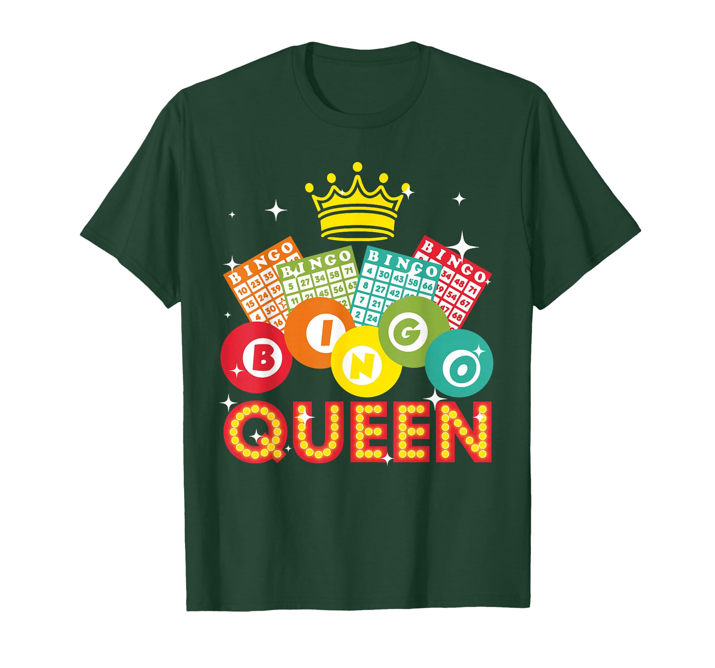 Cute Bingo Designs For Women Mom Bingo Lovers Casino Players T-Shirt