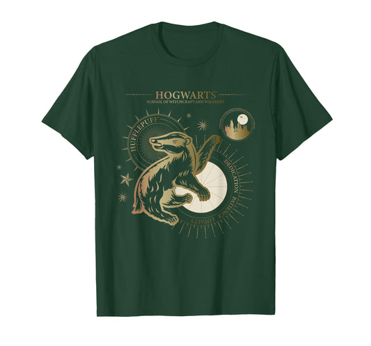 Harry Potter Dedication, Patience, Loyalty, Hufflepuff T-Shirt