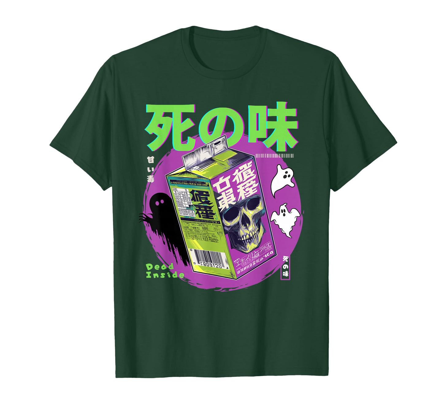 Yami Kawaii Japanese Juice Anime Kpop Y2K Scull T-Shirt