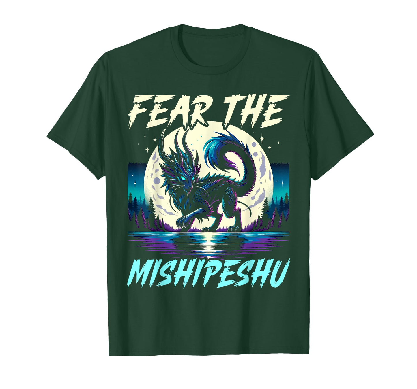 Mishipeshu Mythical Creature Cryptozoology Cryptid T-Shirt