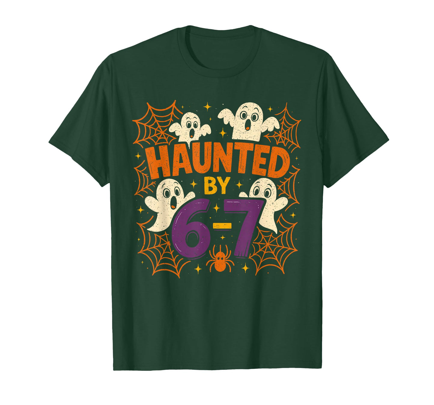 67 Meme Trendy Halloween Funny Six Seven Gen Alpha Teen Boys T-Shirt