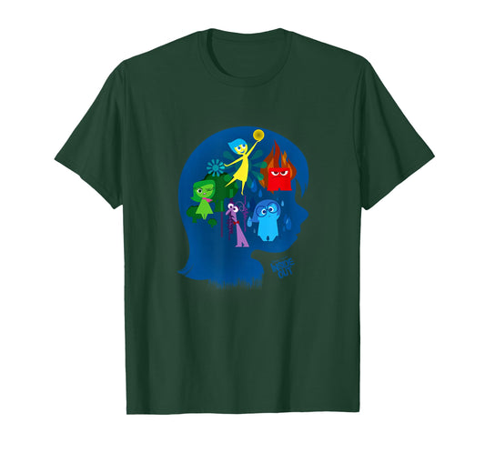 Disney Pixar Inside Out Emotions Inside Of Riley's Head T-Shirt