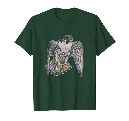 Peregrine Falcon Drawing Art Design T-Shirt