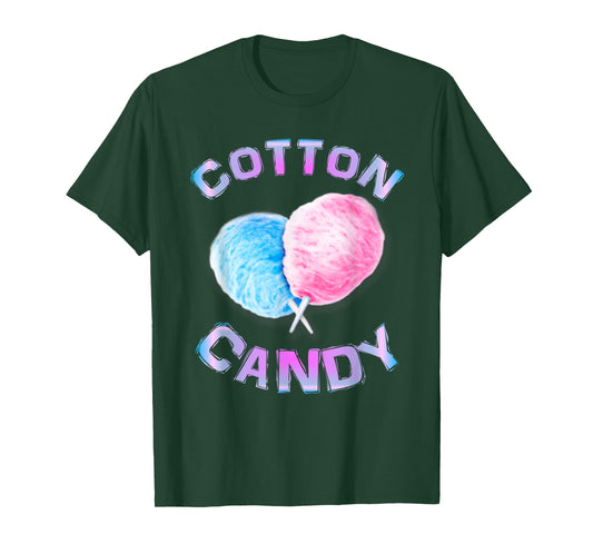 Cotton Candy Sticks Cones Floss Sweet Tooth Candy Fun Gifts T-Shirt