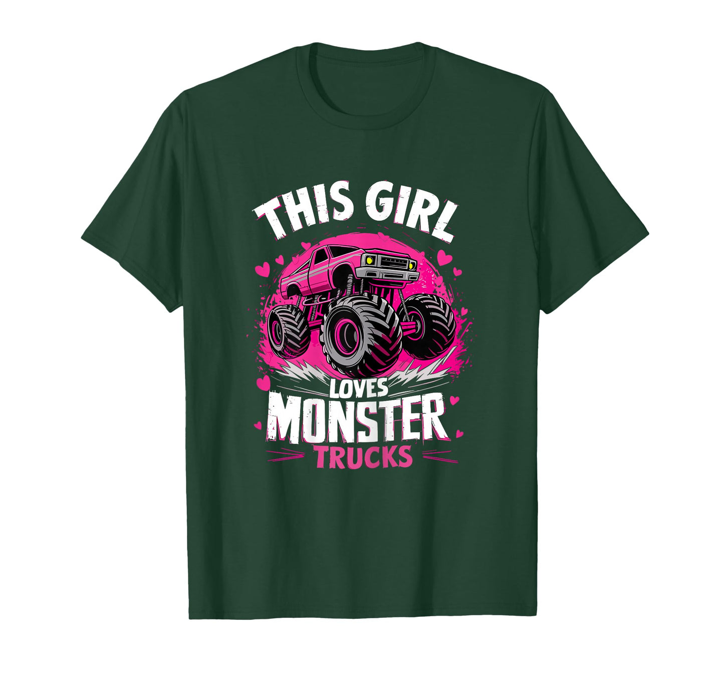 This Girl Loves Monster Trucks T-Shirt