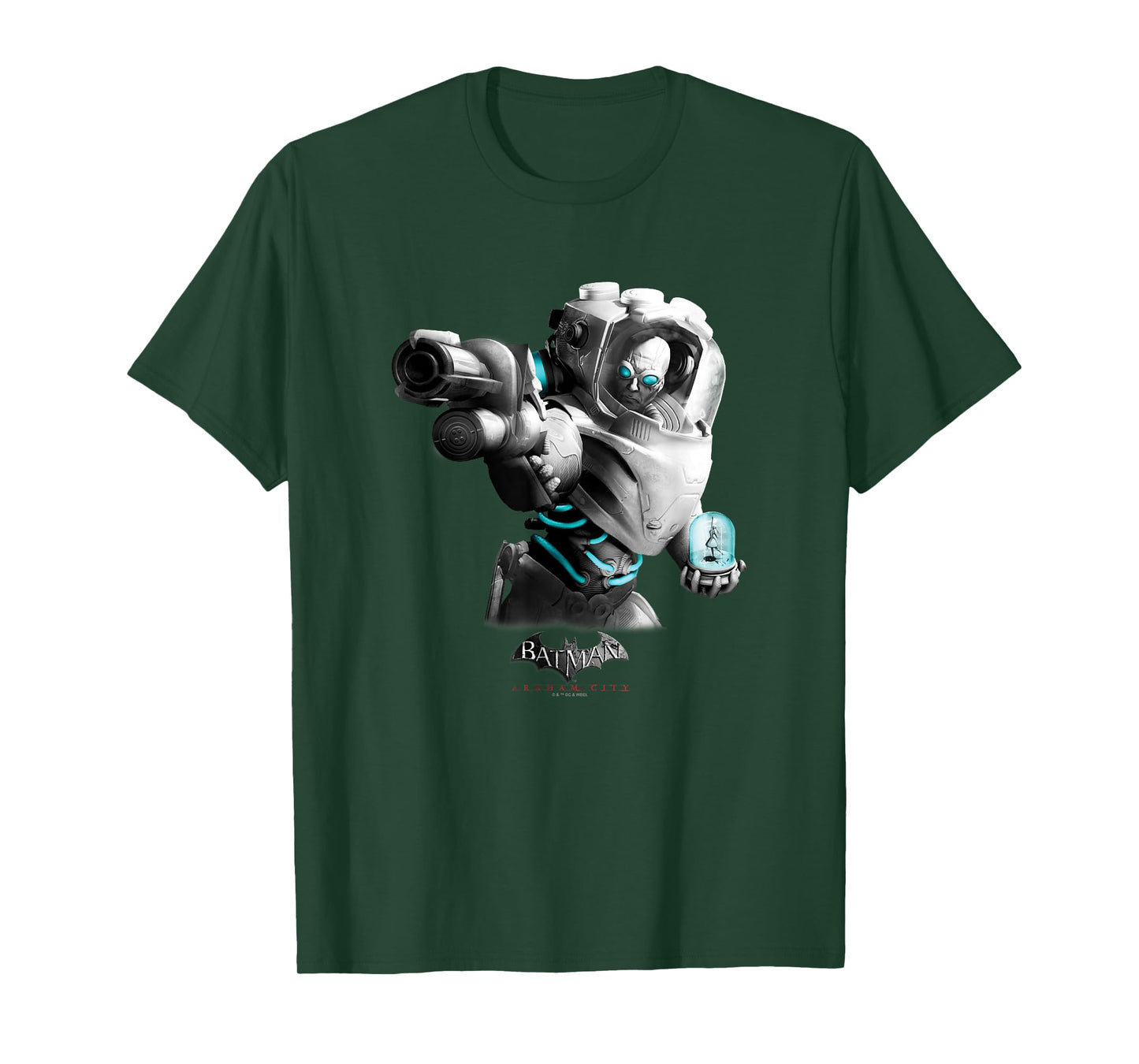 Batman: Arkham City Mister Freeze Villain Distressed Poster T-Shirt