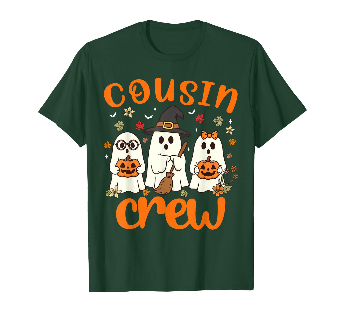 The Boo Cousin Crew Halloween Ghost Trick Treat Squad Family T-Shirt