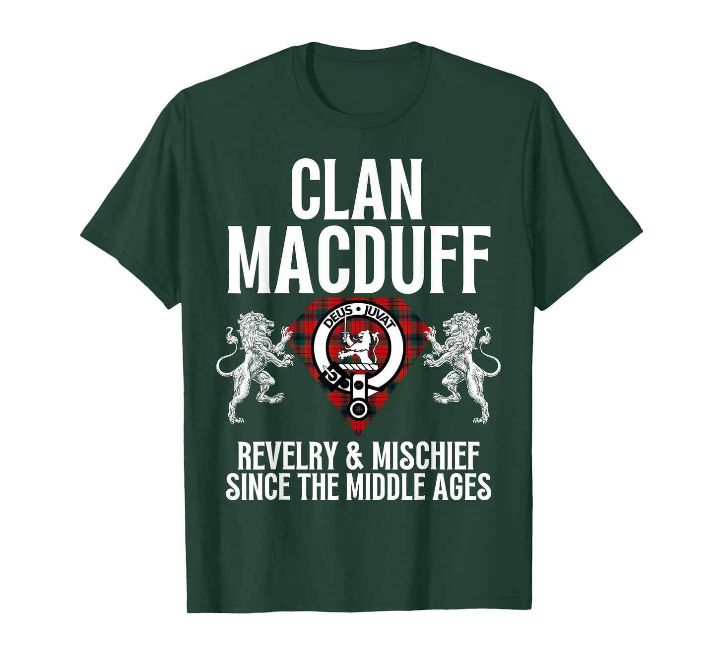 MacDuff Clan Scottish Name Coat Of Arms Tartan Family Party T-Shirt