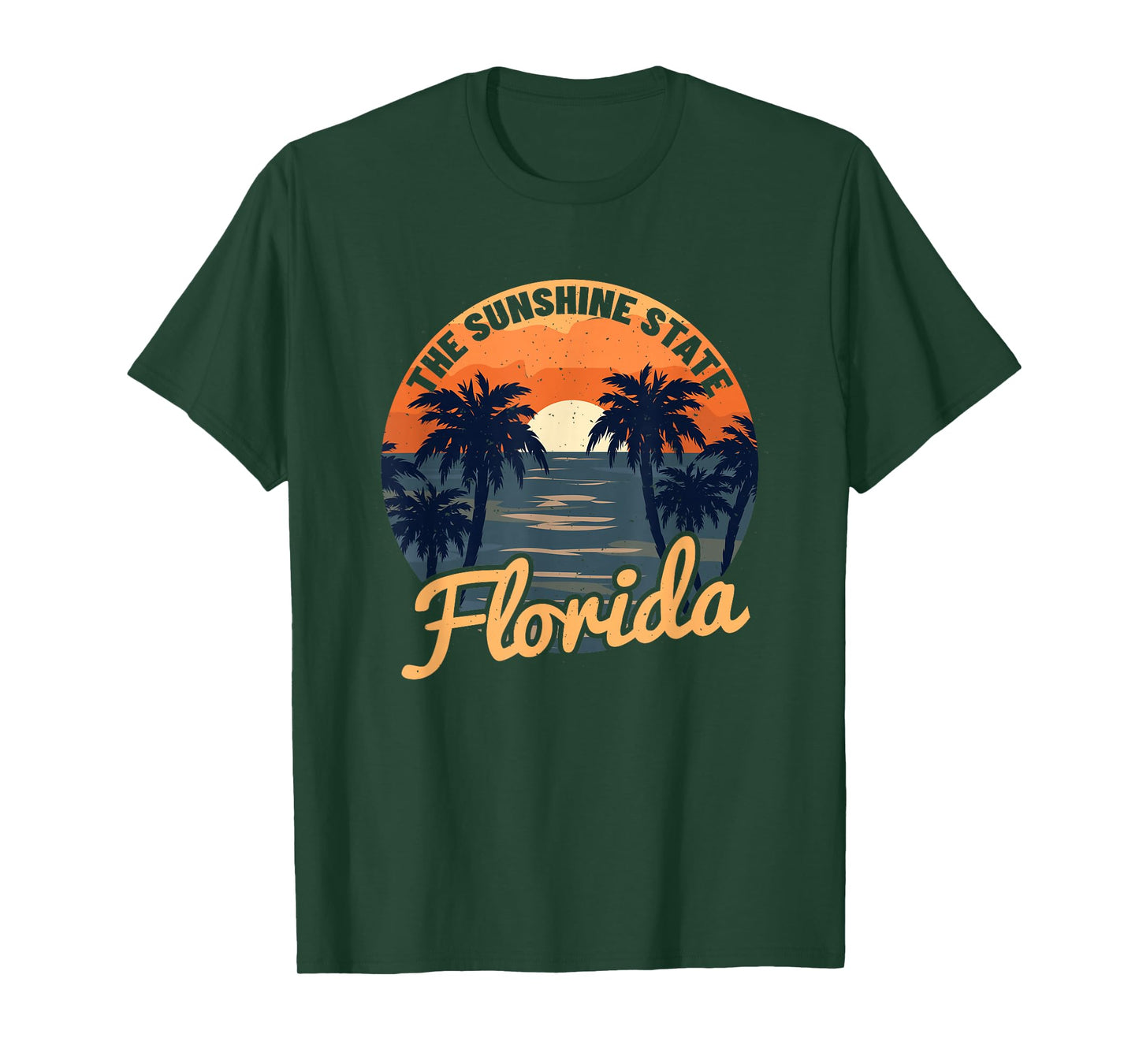 Florida Sunset - Throwback Design - Classic T-Shirt