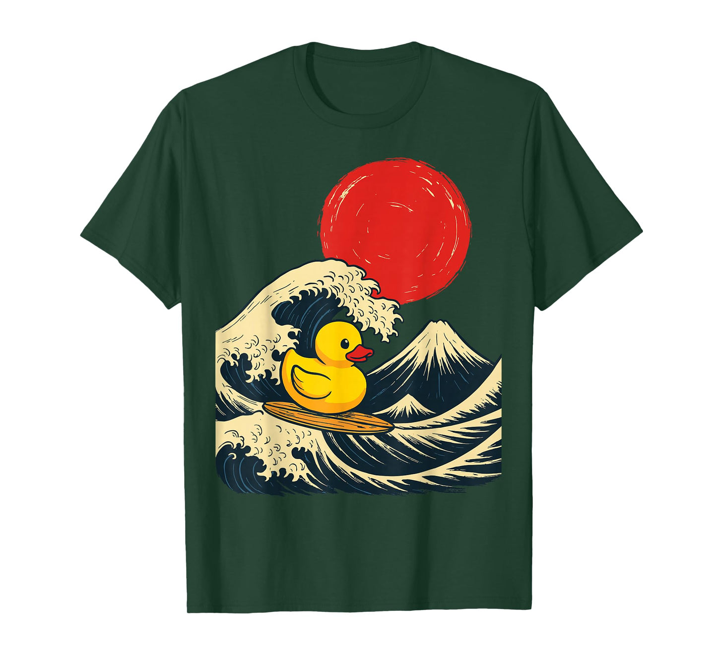 Rubber Duck Surfing Japanese T-Shirt