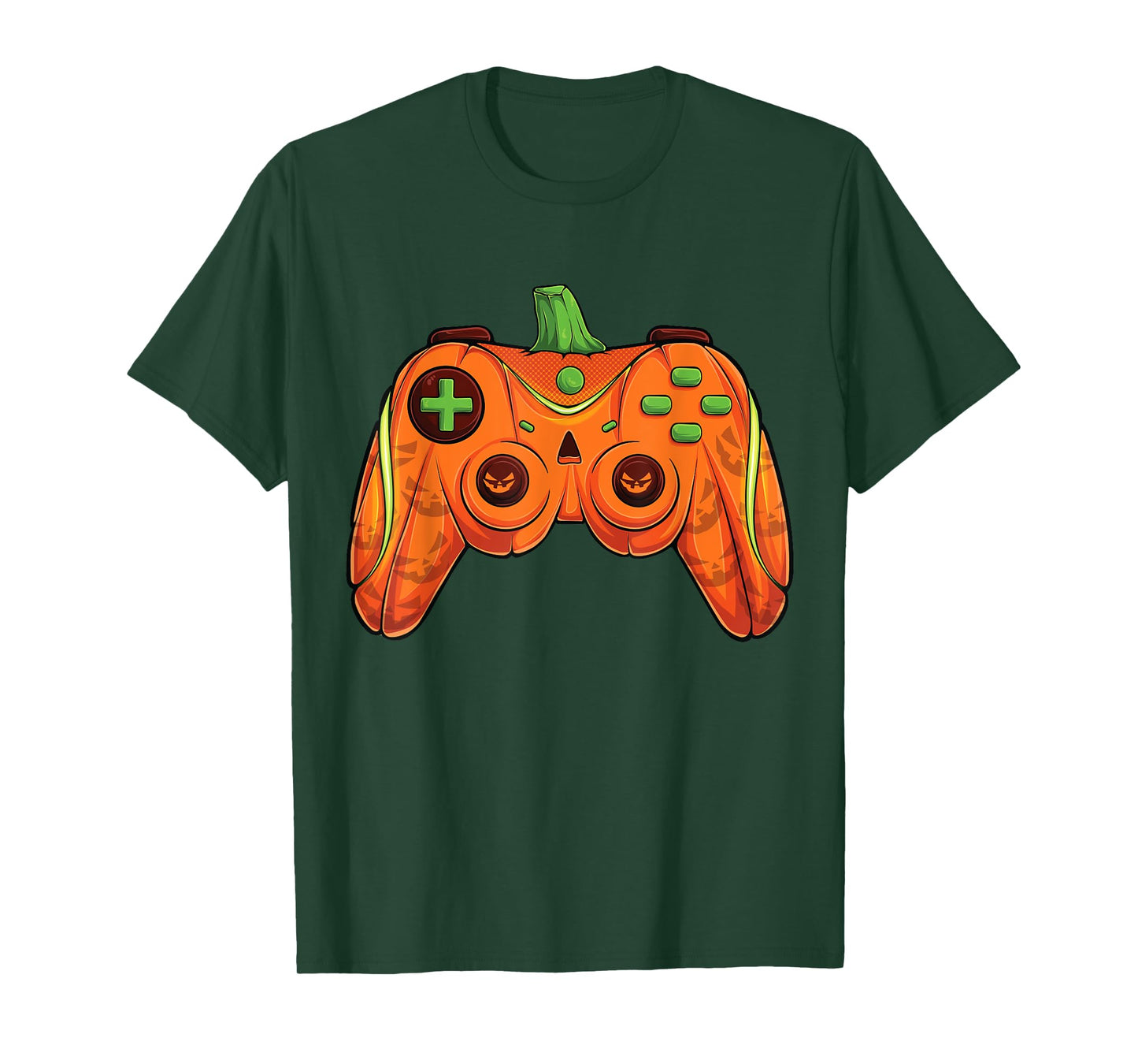 Halloween Gamer Pumpkin controller Video Gamer Kids Boys T-Shirt