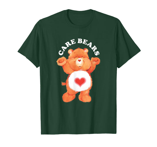 Care Bears Tenderheart Holding Logo Cute Cartoon T-Shirt