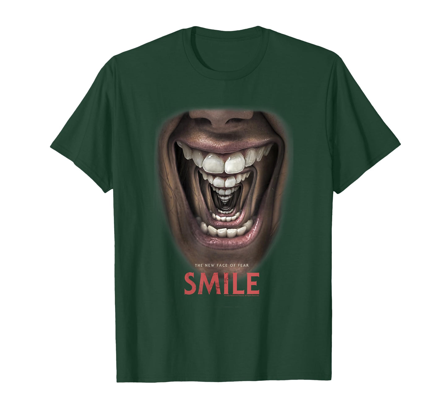 Smile Droste Mirror Effect Horror Movie Poster T-Shirt