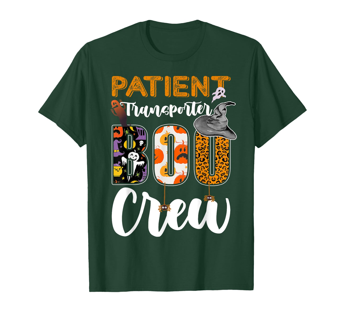 Patient Transporter Boo Crew Halloween Matching T-Shirt