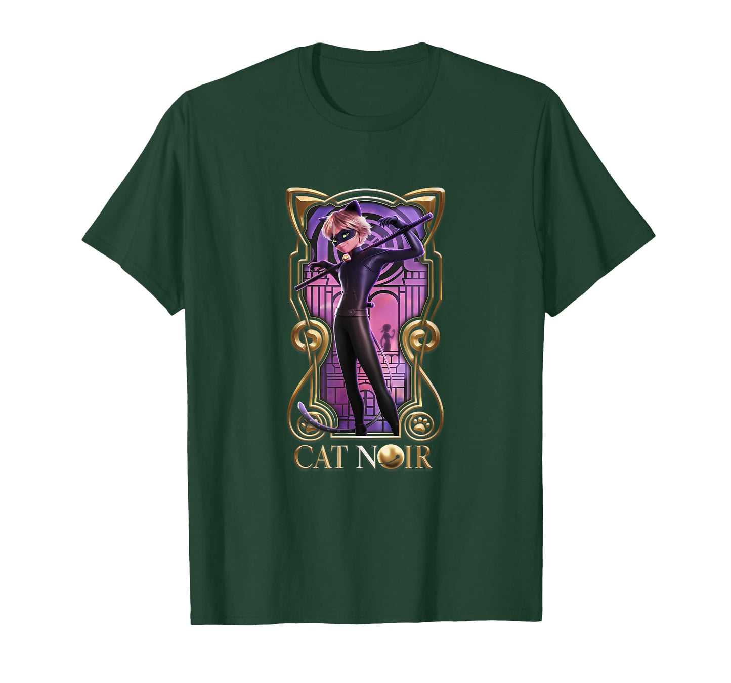 Miraculous The Movie Cat Noir Big T-Shirt