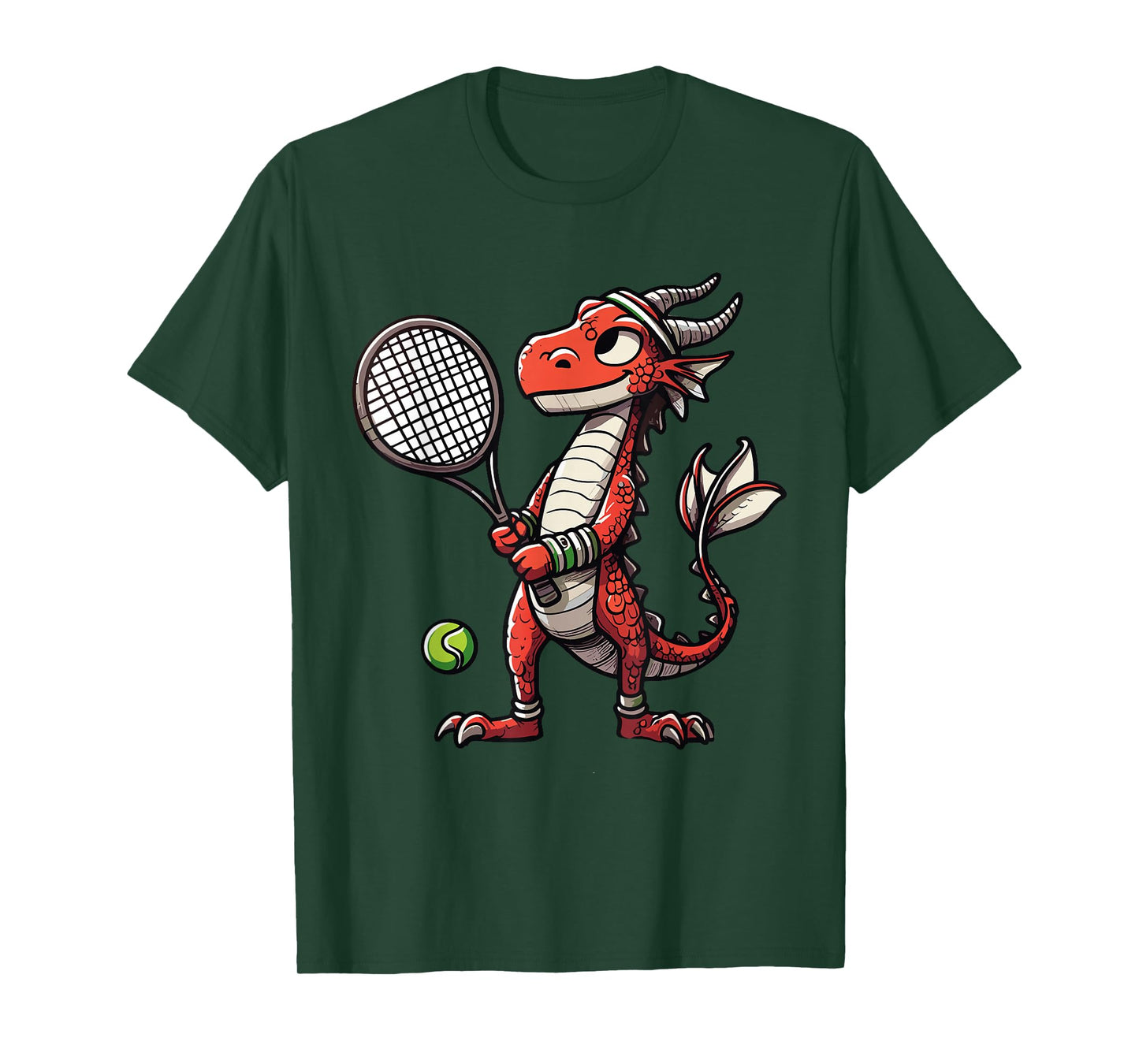 Dragon Tennis Club Animals Sport Tournament T-Shirt
