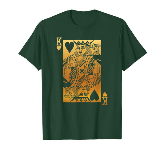 King of Hearts Card T-Shirt T-Shirt