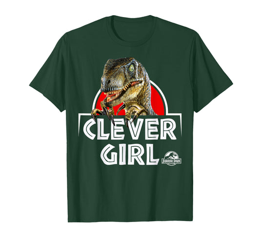 Jurassic Park Velociraptor Real Clever Graphic T-Shirt T-Shirt
