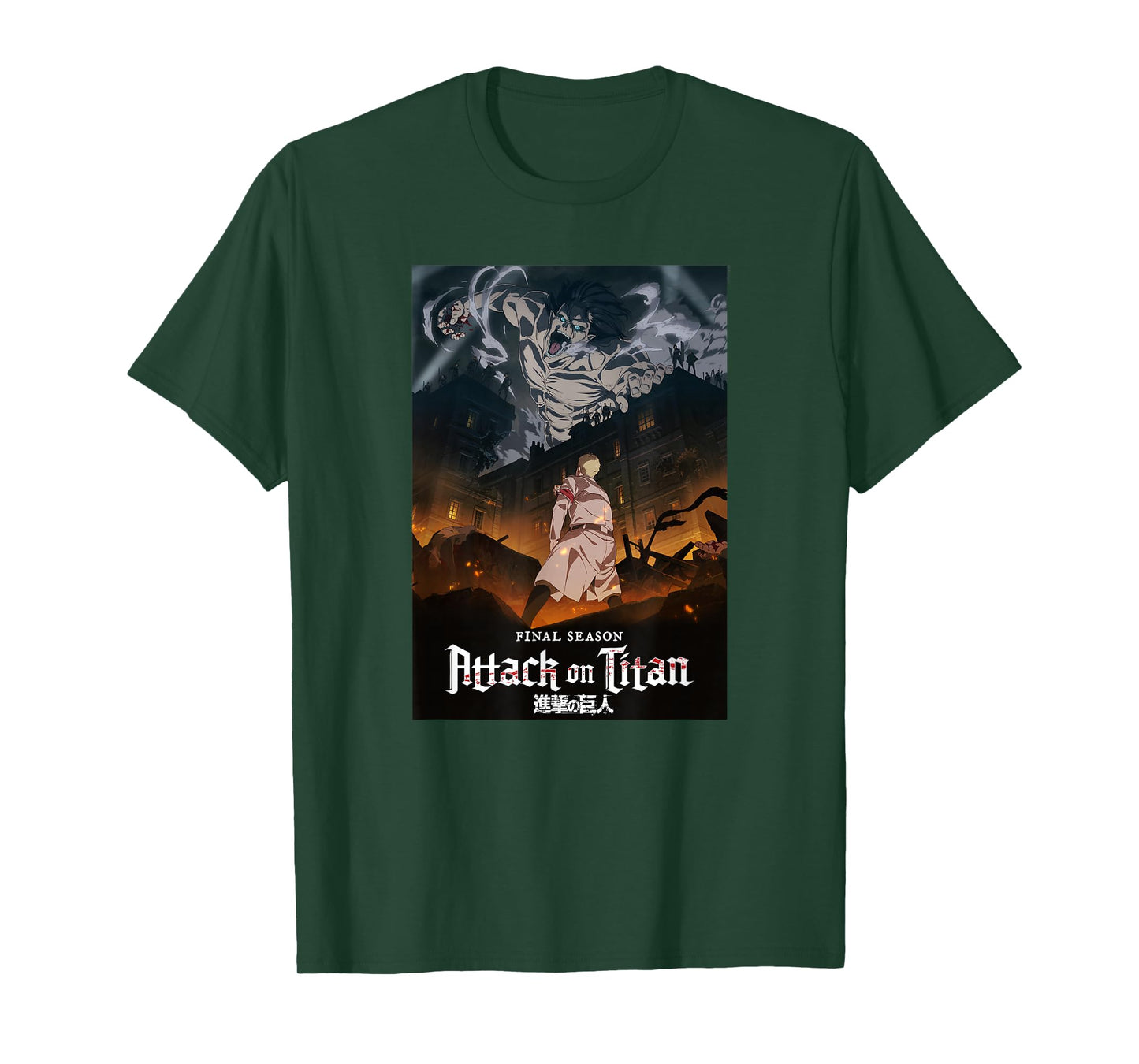 Attack on Titan Season 4 Key Art with Show Logo Anime T-Shirt