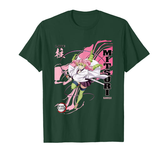 Demon Slayer: Infinity Castle Mitsuri Kanroji Love Art T-Shirt